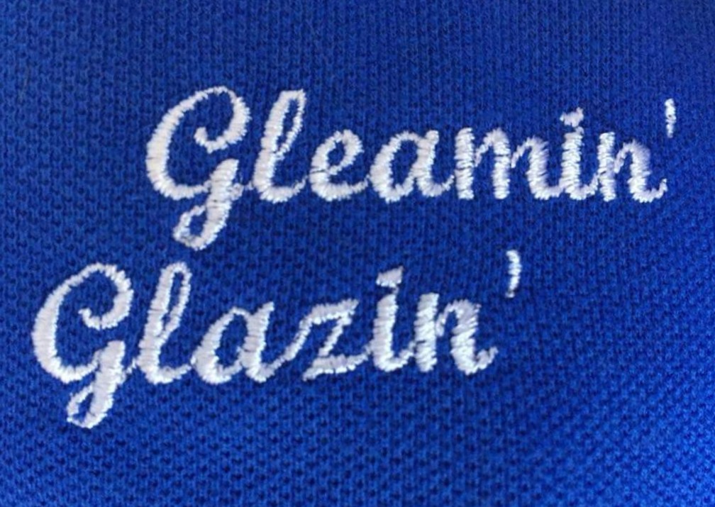 Water droplets on a clean window